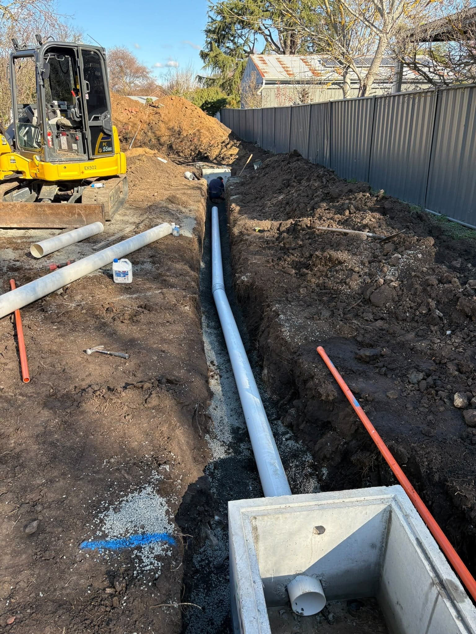 Drainage example job photo
